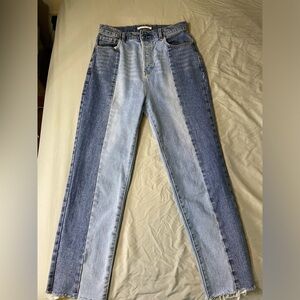 Two-Tone Blue Women's Jeans